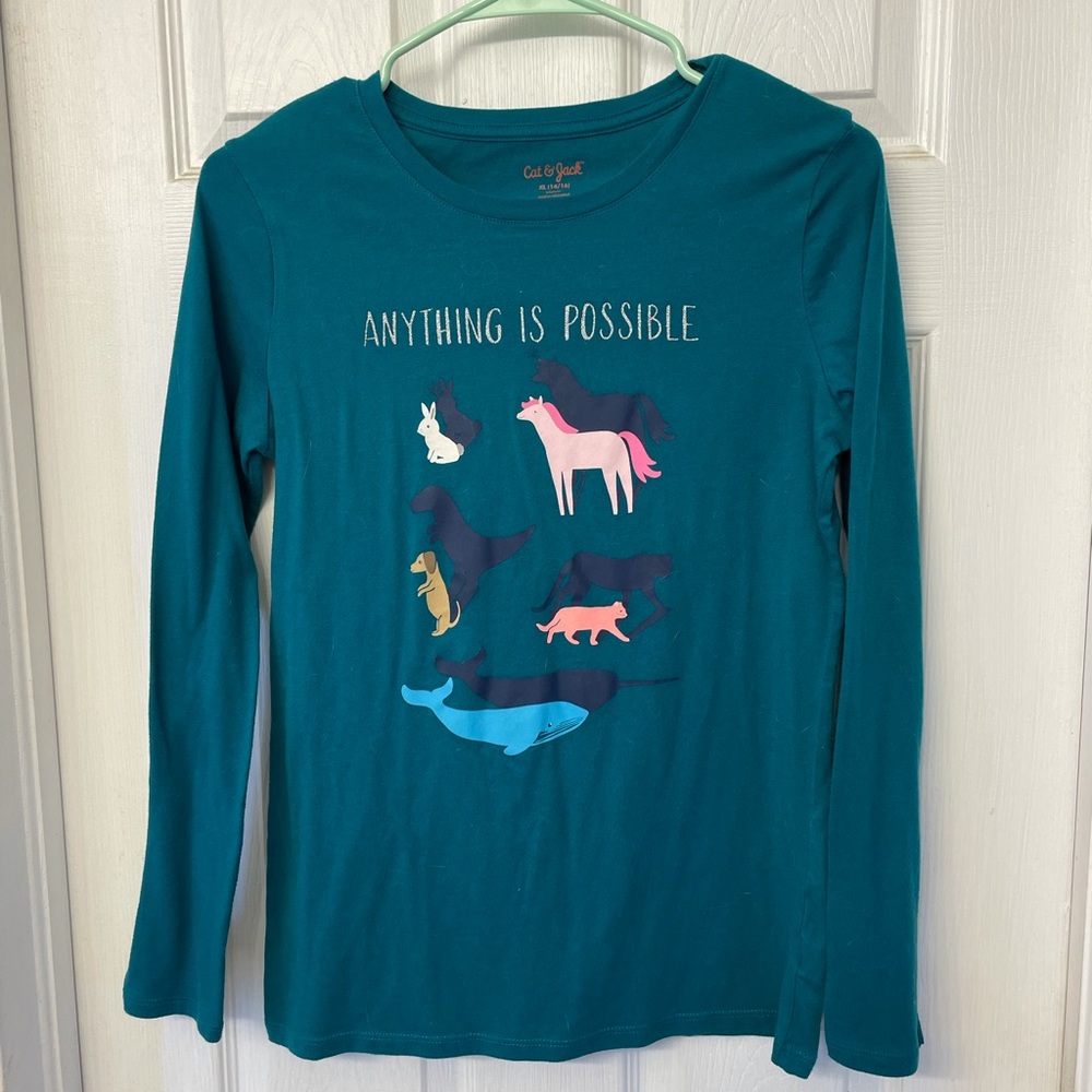 Cat & Jack girls size XL top